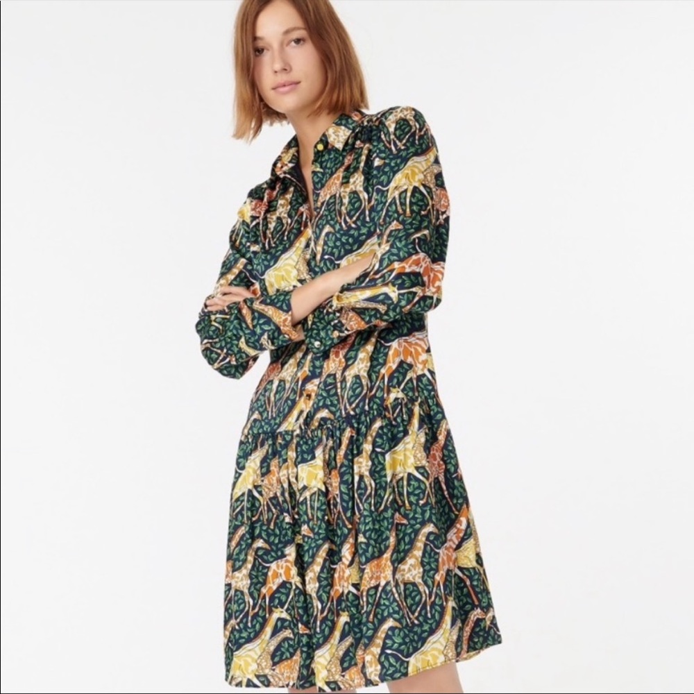 J. Crew giraffe dress